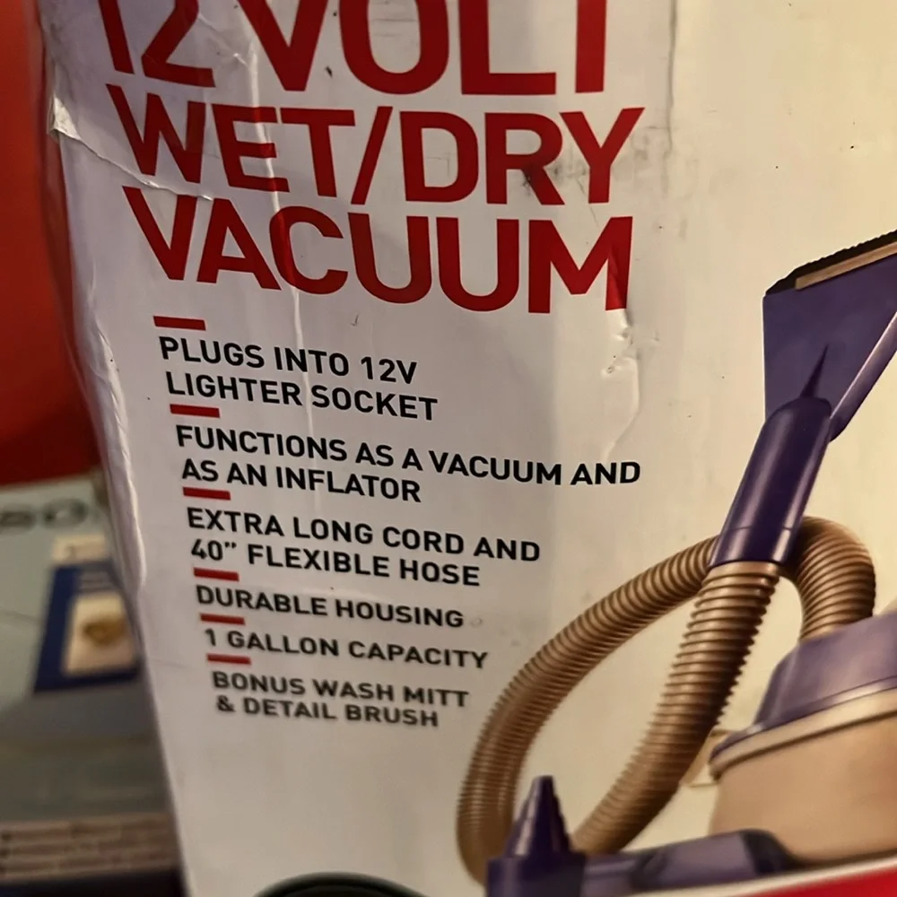 12 VOLT WET/DRY VACUUM, NEW IN BOX , UNUSED ! - Picture 16 of 16